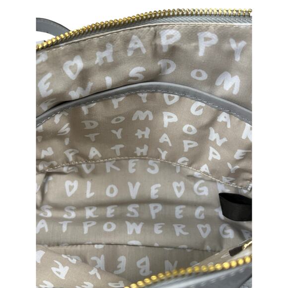 Aimee Kestenberg Chakra Satchel Crossbody Bag Purse Whipstitch Fringe Leather - Picture 9 of 11